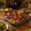 Rectangular Glass Oven Dish Tray Baking W/ Metal Grate 6