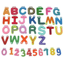 36x Number and Letter Magnets for Children's Refrigerator - Magnetic Learning Toy
