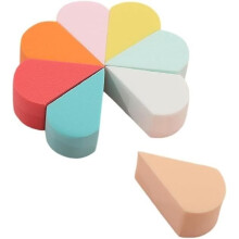 Makeup Sponges - Unspecified - Pack of 8 - Latex-Free - Petal Design - Soft and Elastic
