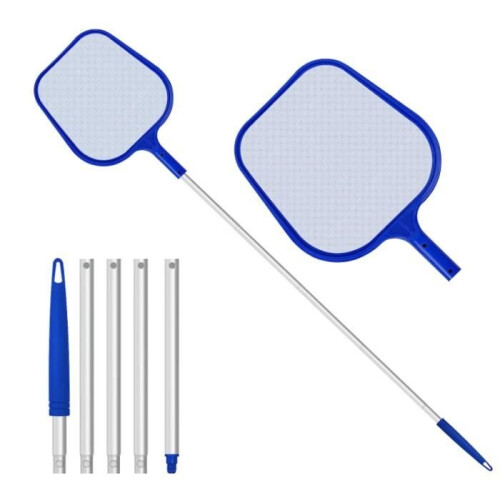 Pool skimmer net - Telescopic 120 cm - Aluminium - Efficient cleaning - Easy to install