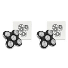 2X Replacement Shaver Heads for Bald Men Electric Razor, Compatible with Balder Pro XR7000 XR1500 XR1501
