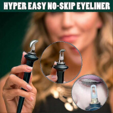 (Black) Eyeliner Guide Tools Easy No Skip Eyeliner Gel Reusable Silicone Eyeliner Brush Eyeliner For Shaky Hands Beginer Makeup