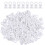 Curtain hook - JOYAN - 100PCS - White Plastic - Diameter 9mm - Length 17.3mm 1