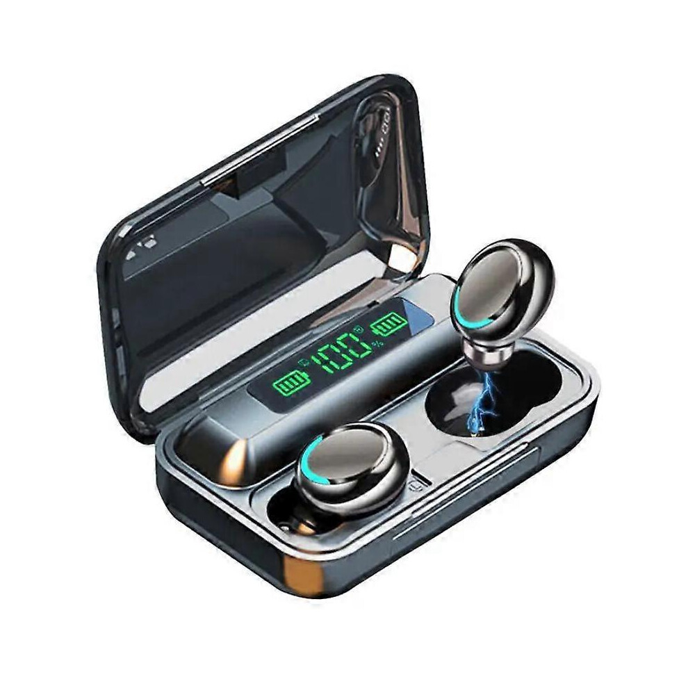True Wireless Bluetooth Earbuds With Led Digital Display, 9D Stereo Sound, Deep Bass Earphones 6485316045305