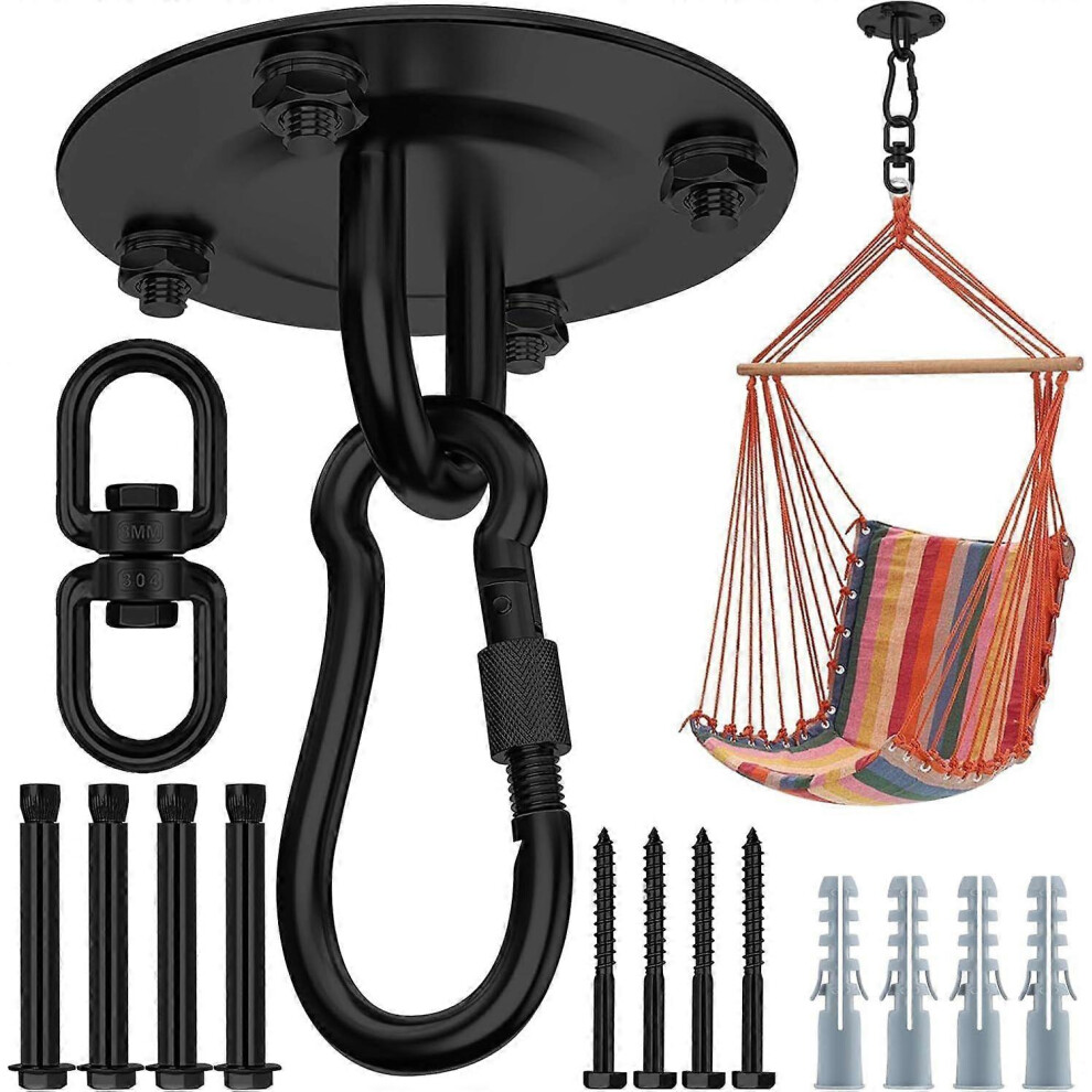 Heavy Duty 360 Degree Swivel Swing Hangers, 304 Stainless Steel Hanging Hooks, 400 Kg Capacity For Hammocks And Swings 6485316044117