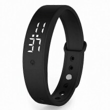 Vibrating Alarm Watch for Heavy Sleepers, Silent Wake Up with Multiple Daily Alerts, Black