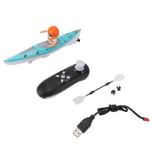 Kayak teledirigido de 2.4G para niños de 6 años en adelante, diversión multiusos, diseño realista.