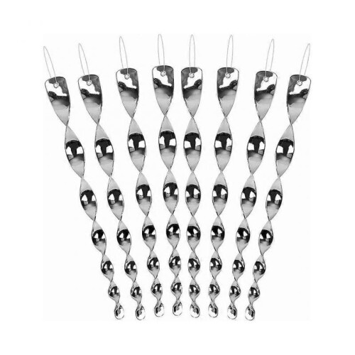 Reflective Spiral Bird Repeller, Plastic Bird Scarer for Garden