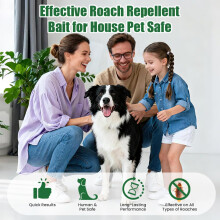 OFFCUP 36PCS Cockroach Killer, Powerful Roach Bait for Indoor Use, Pet-Friendly Cockroaches Bait Gel, Cockroach Gel Bait for Medium Against Cockroach