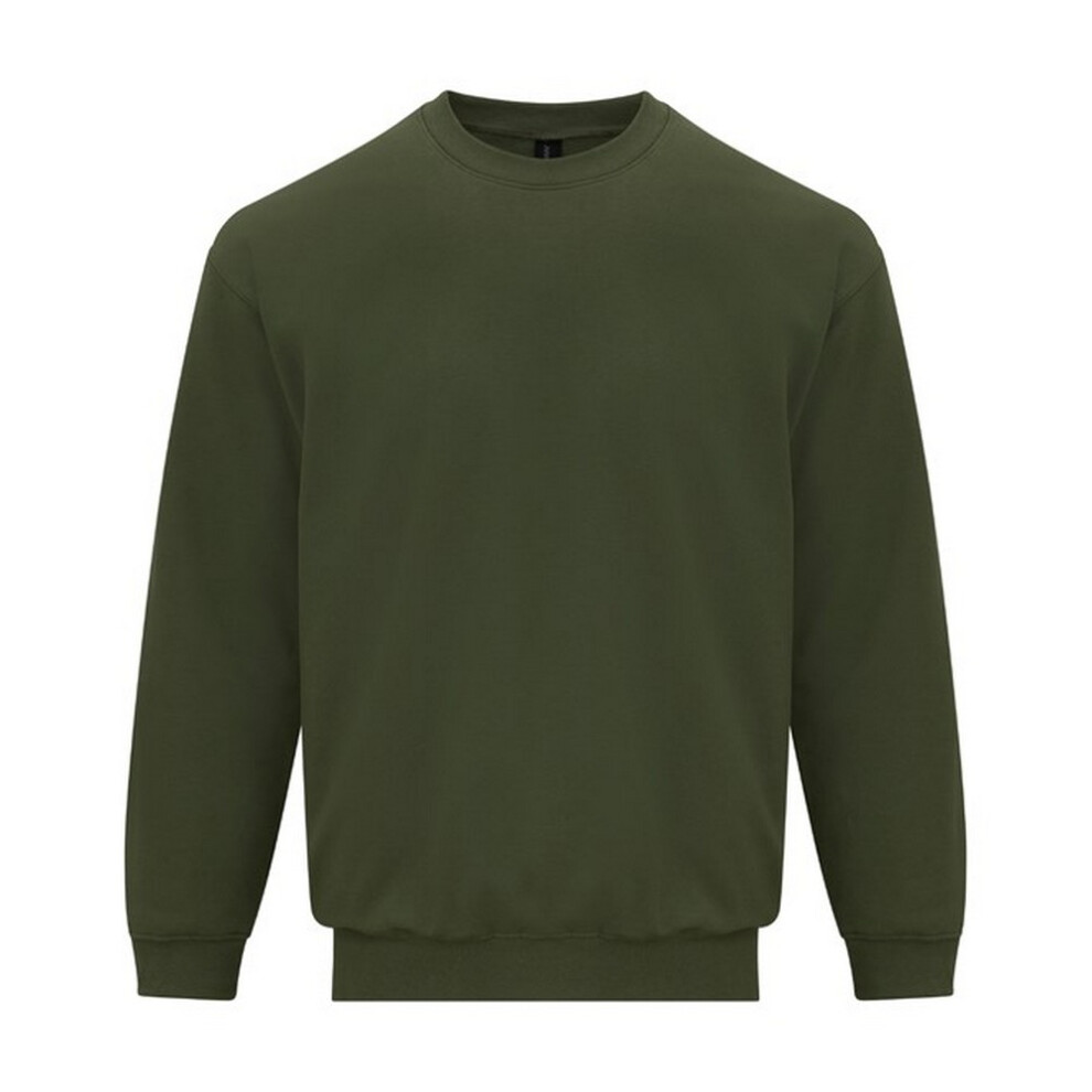 Gildan (Xs, Military ) Unisex Adult Softstyle Fleece Midweight Sweatshirt Green
