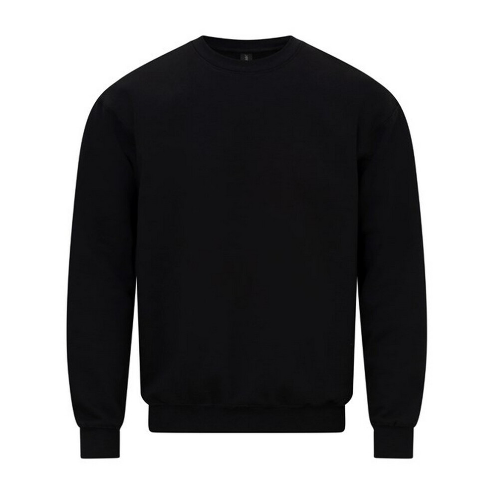 Gildan (M, ) Unisex Adult Softstyle Fleece Midweight Sweatshirt Black