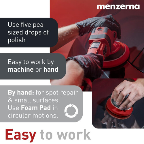menzerna Polishing Set – HCC1000, MCC2500 & 3800 | 3-Step System for 2