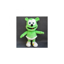 Gummy Bear Plush Toy, Green Musical Bear for Bedtime Companion and Celebration