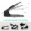 Adjustable Shoe Storage Racks, Space Saving Plastic Shoe Organizers, Half Space Design, Set of 8 3