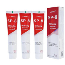 3X 100g SP-8 Probiotic Whitening Toothpaste Remove Bad Breath Dental Plate Stain