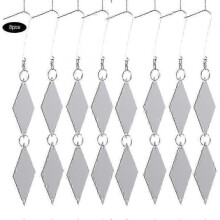 16PCs Reflective Bird Repeller Hanging Deterrent Scare Shiny