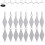 16PCs Reflective Bird Repeller Hanging Deterrent Scare Shiny 1