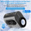 Portable Mini Fan 5000 mAh Battery, 5 Speed Settings, LED Display, Compact Handheld Cooling Fan 3