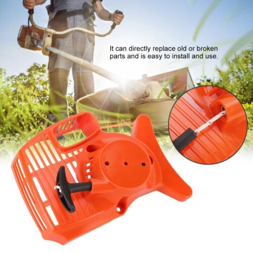 Mower Starter Recoil Pull Starter for FS38 FS45 FS55, Plastic, Durable Replacement Part 1