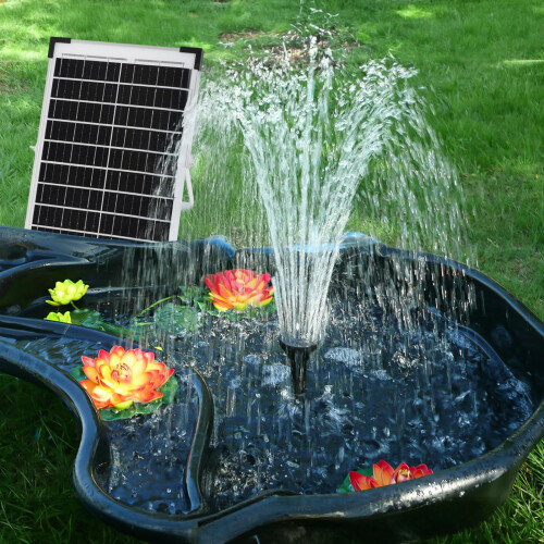 Living And Home 10W Solar Fountain Pump 1