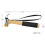 Heavy Duty Tent Stake Hammer & Puller Copper  & Solid Wood Handle with Cushion Grip - Safety Strap 6
