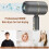 Foldable Hair Dryer 2200W Ionic Powerful 3 Heat Settings 2 Speed Settings Cool Shot Diffuser and Concentrator 3