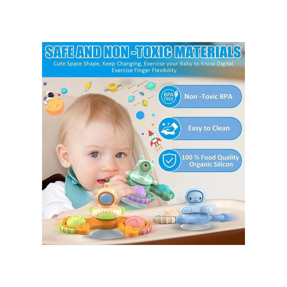 Baby Bath Toys, Rotating Suction Cup Toys For Bathtub, For Boys And Girls Aged 10 Months To 5 Years 4084998138613