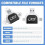 4 in 1 SD TF Card Reader 5Gbps USB C Adapter for iOS Android Windows Black 3