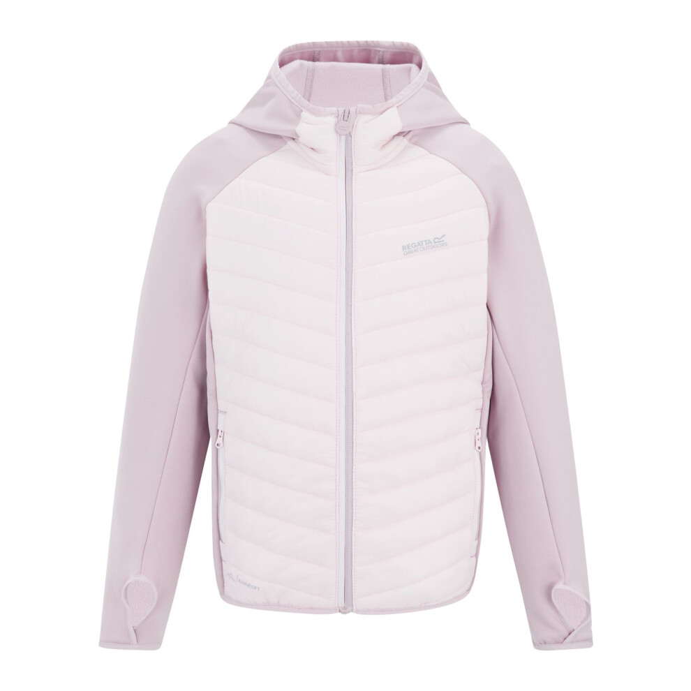 Regatta (13 Years, Powder Lilac/ Haze) Childrens/Kids Andreson Hybrid Padded Jacket Pink