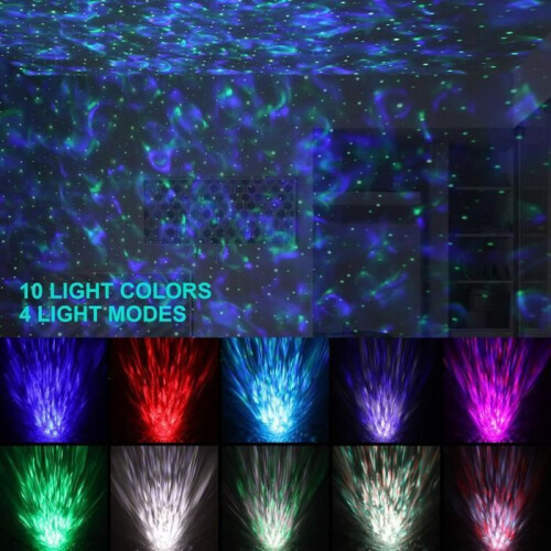 LED Projector Starry Sky Bluetooth Remote Control 10 Lighting Modes for Bedroom and Home Use 1
