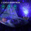 LED Projector Starry Sky Bluetooth Remote Control 10 Lighting Modes for Bedroom and Home Use 3