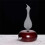 25ML Solid Wood Glass Automatic Aroma Diffuser Silent Essential Oil Atomizing Air Humidifier for Bedroom Office A 6