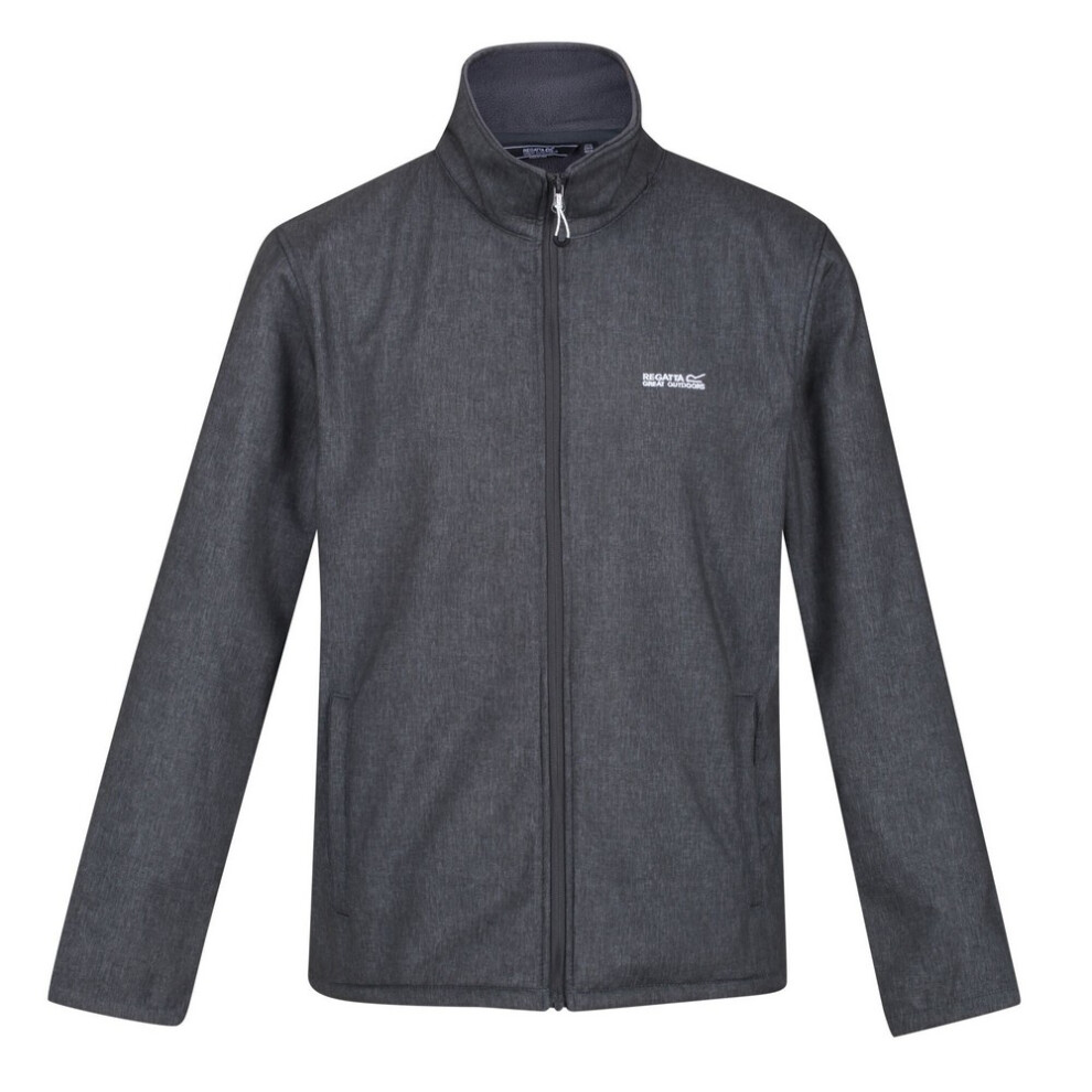 Regatta (3Xl, Seal Marl) Mens Cera V Wind Resistant Soft Shell Jacket Grey