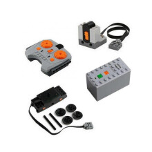 4pcs Technic Power Functions Battery Box Train Motor Receiver Remote Bundle Lot Set Boris
