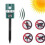 Ultrasonic Solar Animal Repeller Professional LED Solar Powered Bird Repeller with PIR Motion Sensor 1