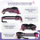 Adjustable Reflective Dog Harness, No-Pull Vest in Pink Red with Front Clip Leash Hook 5