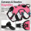Adjustable Dog Harness with Lift Handle for Easy Control, Soft Pink, Comfortable Pet Harness 4