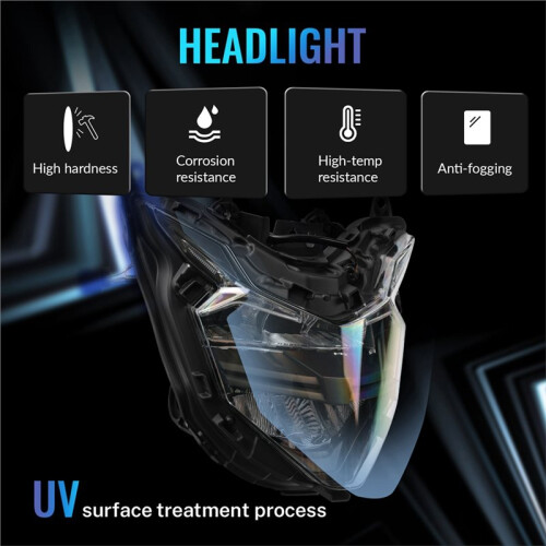 Front LED Headlight Light Assembly for  CB500X CB500XA 2022-2024 Motorcycle Light Assembly 2