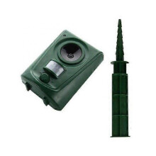 Battery Ultrasonic Garden Deterrent Repeller Animal Bird Cat Scarer Pest Fox Dog