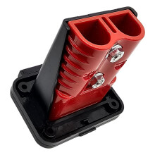 4PCS Plug Mounting Panel with Dust Cover, Panel Base with Dust Cover,Compatible with for Anderson SB175 Series 50A