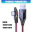TangleFree 5A Fast Charge USB To Type C Cable With L-1.8m Red 6