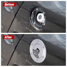2X Aluminum Billet Fuel Cell / Fuel Surge Tank Cap Flush Mount ID 35.5mm 6-Hole Polished Fuel Tank Aluminum Cap