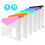 48 Packs Binder Pocket 11 Holes Expandable Binder Folders for 2/3/4 Ring Binder Plastic Envelope File Document Pouch 10