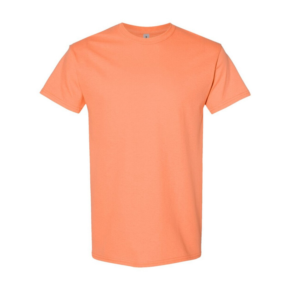 Gildan (3Xl, Tangerine) Mens Heavy Cotton T-Shirt Multicoloured