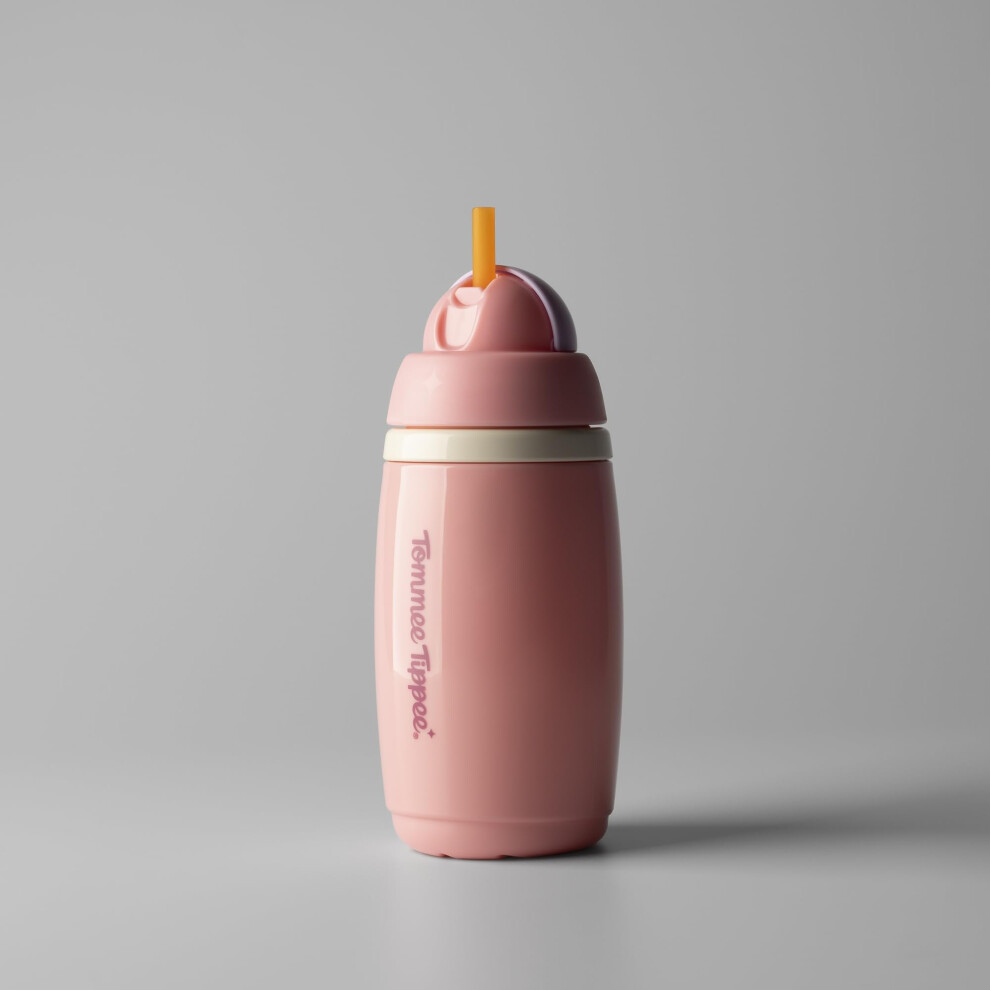 Photos - Baby Bottle / Sippy Cup Tommee Tippee Insulated Active Straw Cup 266ml SpillProof Toddler Wate 
