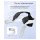 3X for Meta Quest 3 Elite Headband Comfortable Breathable Decompression Soft Simple Adjustable Elite Headband 7
