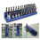 2 Pcs  Magnetic Sockets Storage Rack 1/4 Inch Plastic Socket Display Holder Kit Professional Metric Tools Organizer 4
