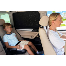 PEYOU Car Window Shades for Baby 2 Pack Stretchable Breathable Spande