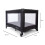 Red Kite Red Kite Black Sleep Tight Travel Cot, Black 4