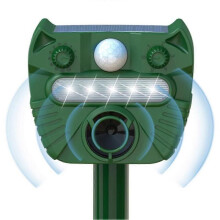 Cat Repellent Garden,Ultrasonic Cat Deterrent Solar Animal Scarer Waterproof , Animal Repellent for Cat, Dog, Fox, Bird